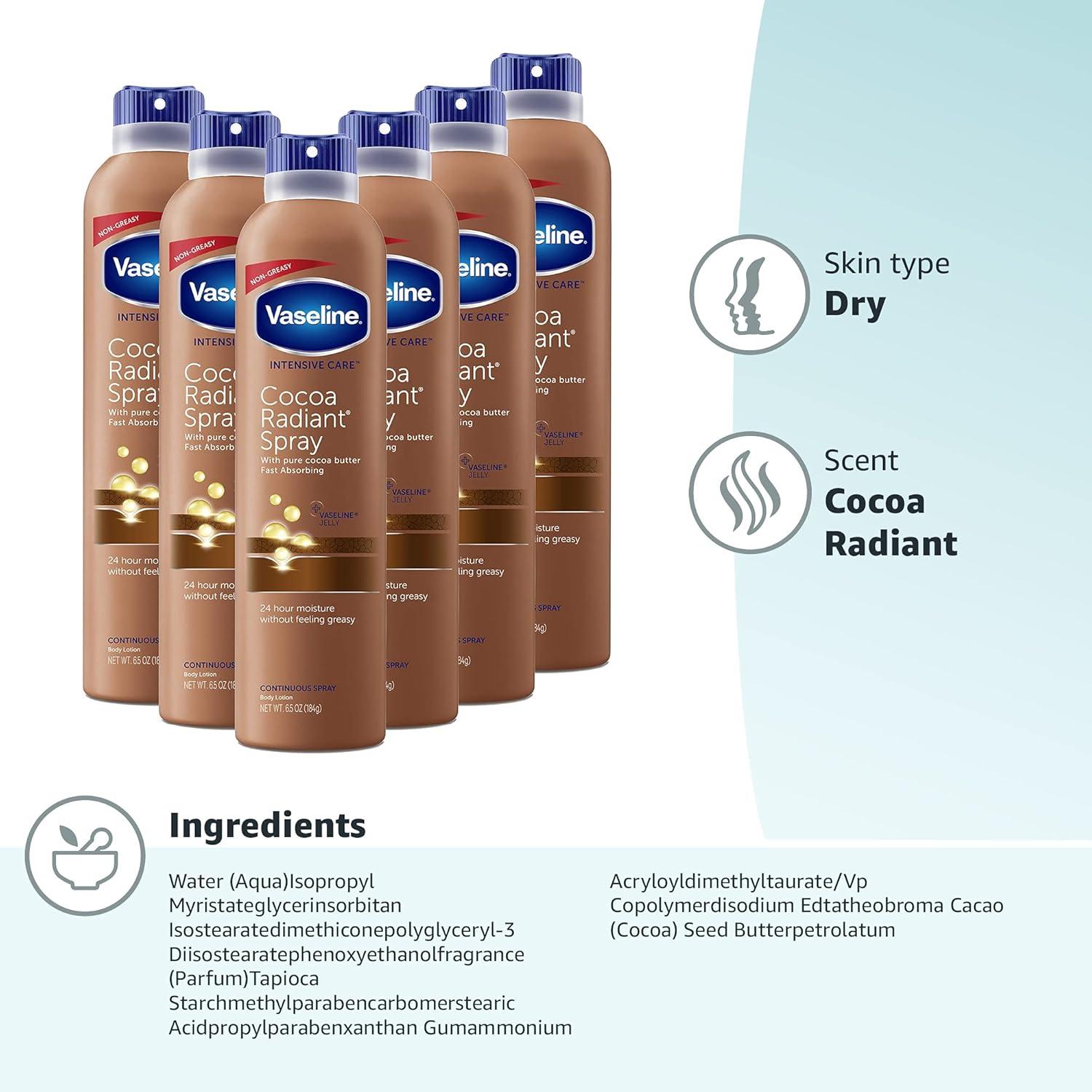 imageVaseline Intensive Care Aloe Soothe Spray 65 Oz65 Ounce Pack of 6