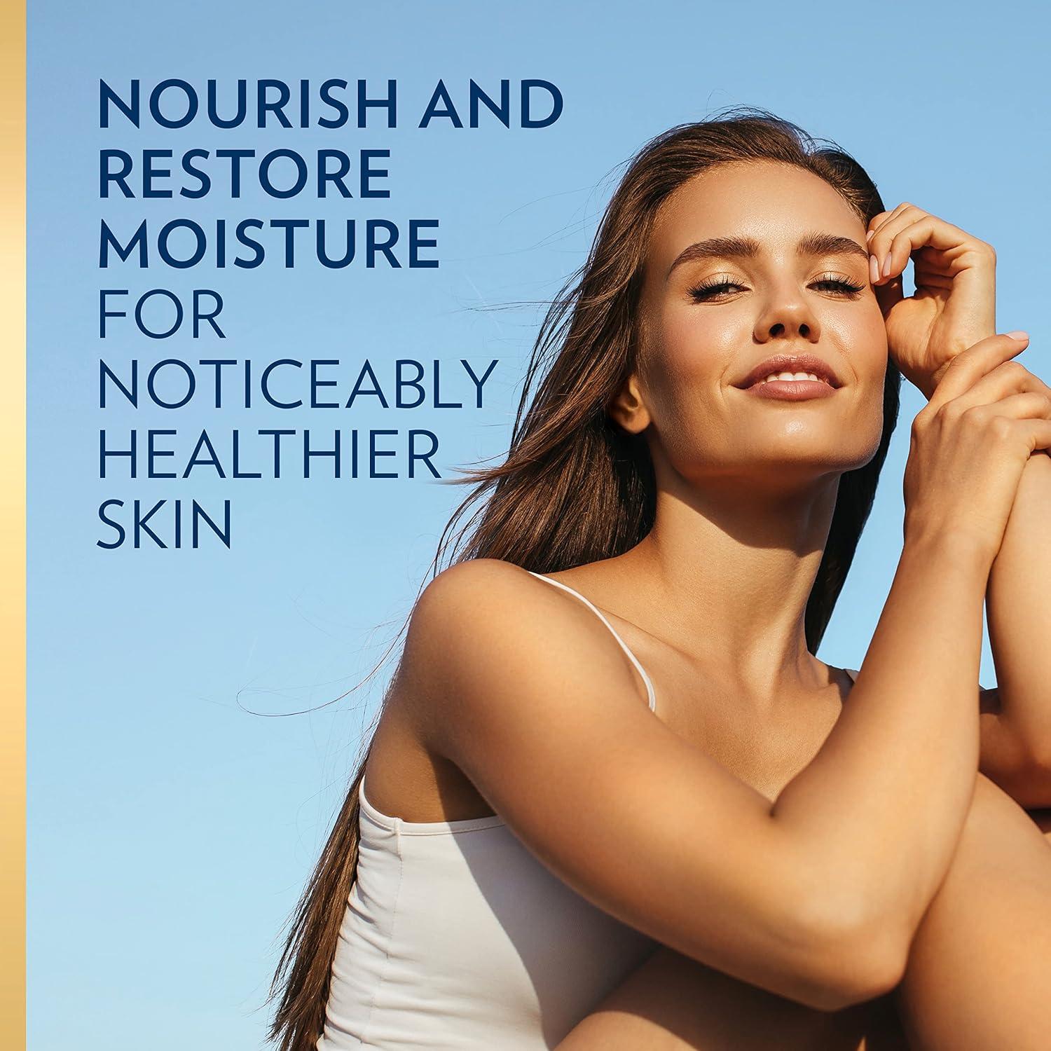 imageVaseline Intensive Care Body Lotion Nourishing Moisture 4 Count for Dry Skin with UltraHydrating Lipids Pure Oat Extract 203 oz203 Fl Oz Pack of 4
