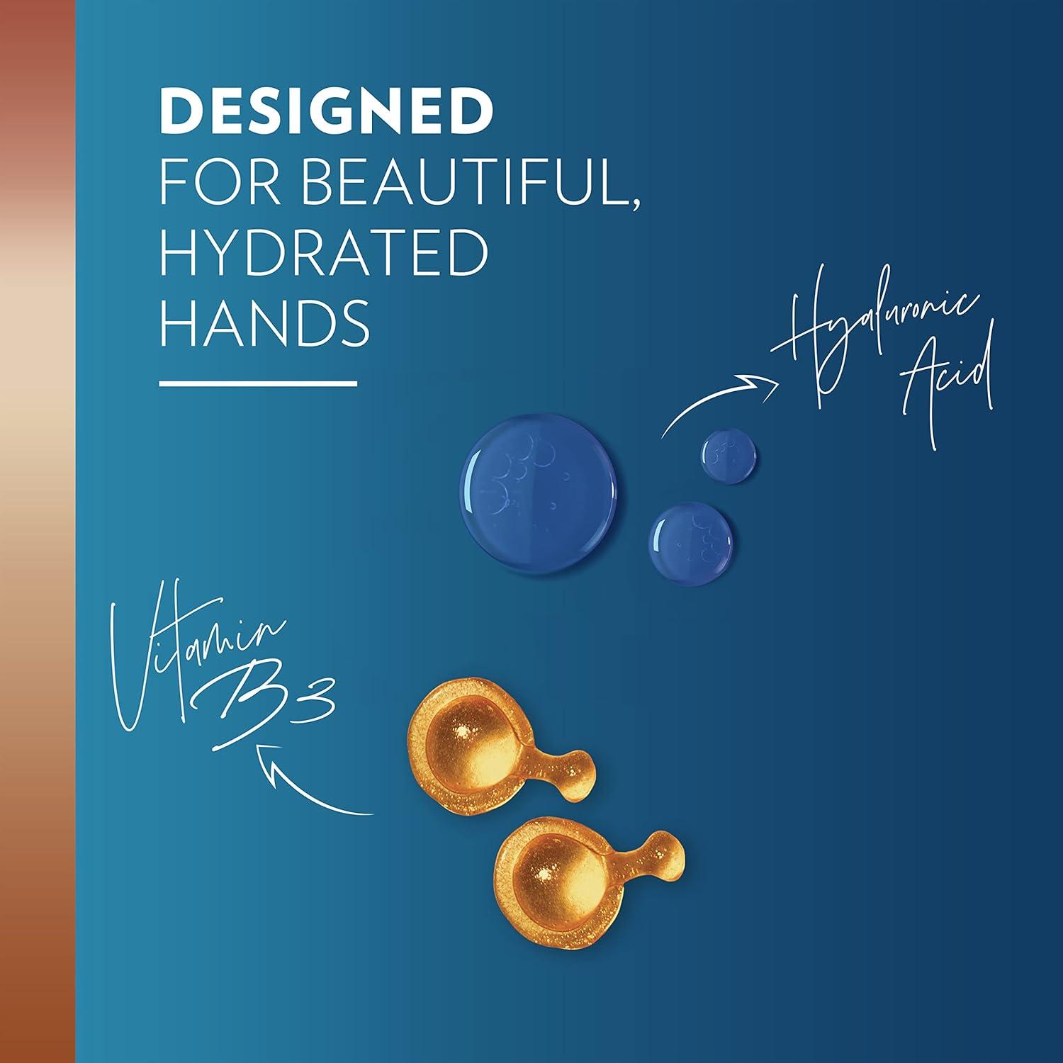 imageVaseline Intensive Care Hand Crme Moisturizer for Dry Hands Hydra Replenish Made with hyaluronic acid vitamin B3 and cocoa butter 34 oz 6 Count