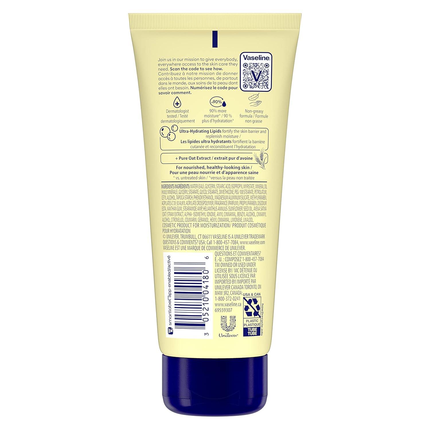 imageVaseline Intensive Care Nourishing Moisture Body Lotion 3 Pk Made with UltraHydrating Lipids Pure Oat Extract for Dry Skin for Nourished HealthyLooking Skin 203 oz34 Fl Oz Pack of 12