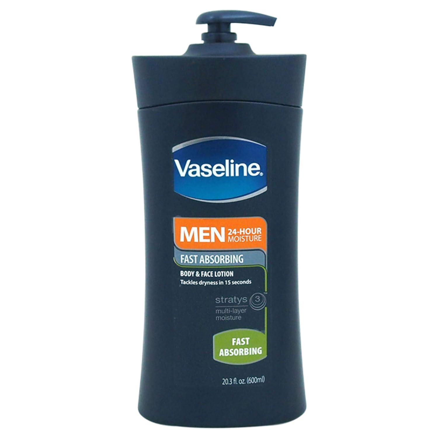 imageVaseline Men Healing Moisture Body Lotion Fast Absorbing 203 oz203 Fl Oz Pack of 1