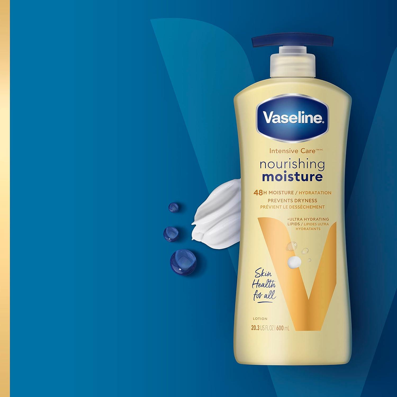 imageVaseline Men Healing Moisture Body Lotion Fast Absorbing 203 oz203 Fl Oz Pack of 1