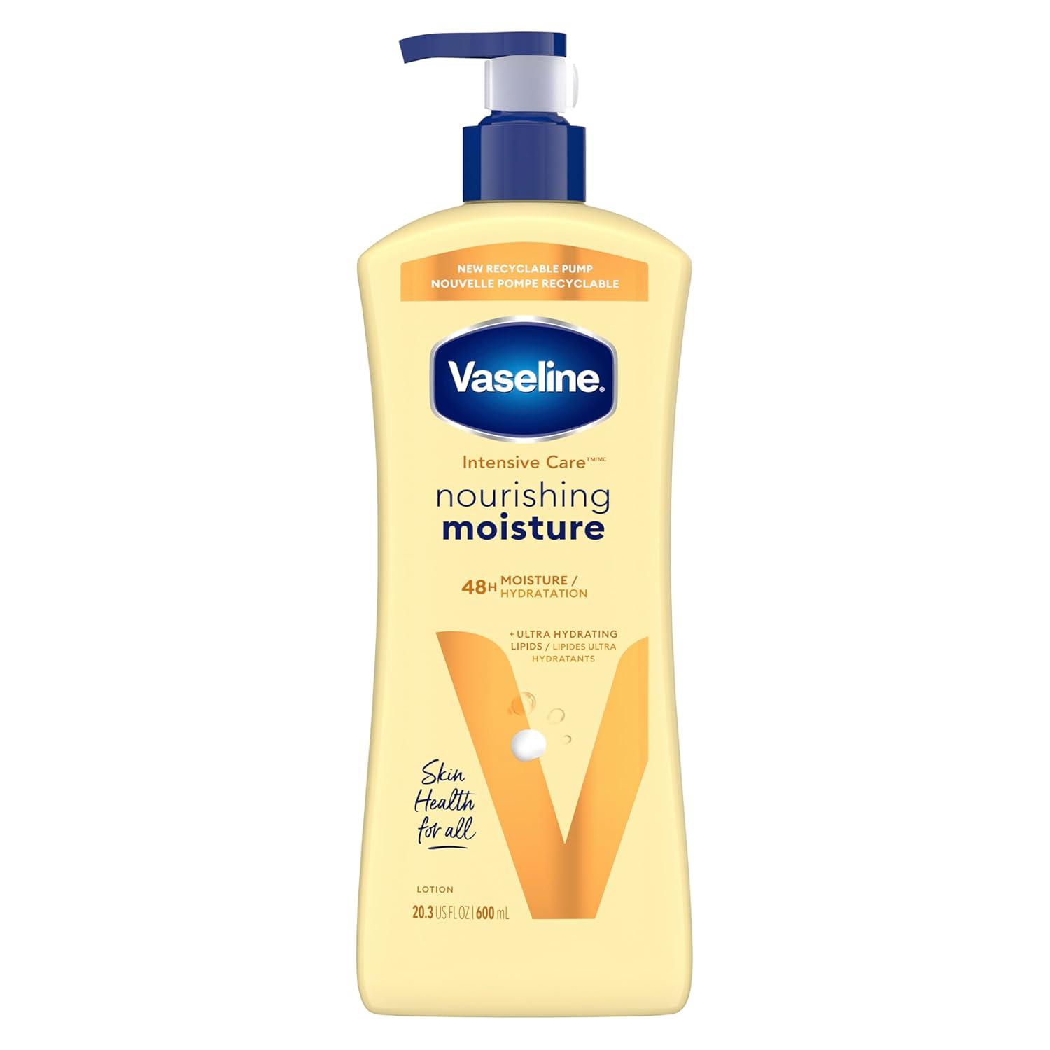 imageVaseline Men Healing Moisture Body Lotion Fast Absorbing 203 oz203 Fl Oz Pack of 1