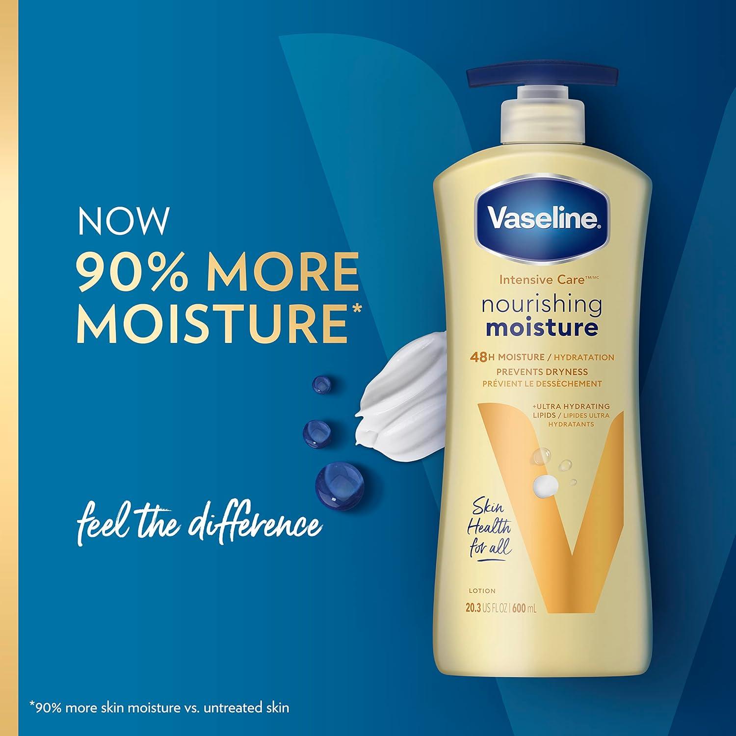 imageVaseline Men Healing Moisture Body Lotion Fast Absorbing 203 oz203 Fl Oz Pack of 1