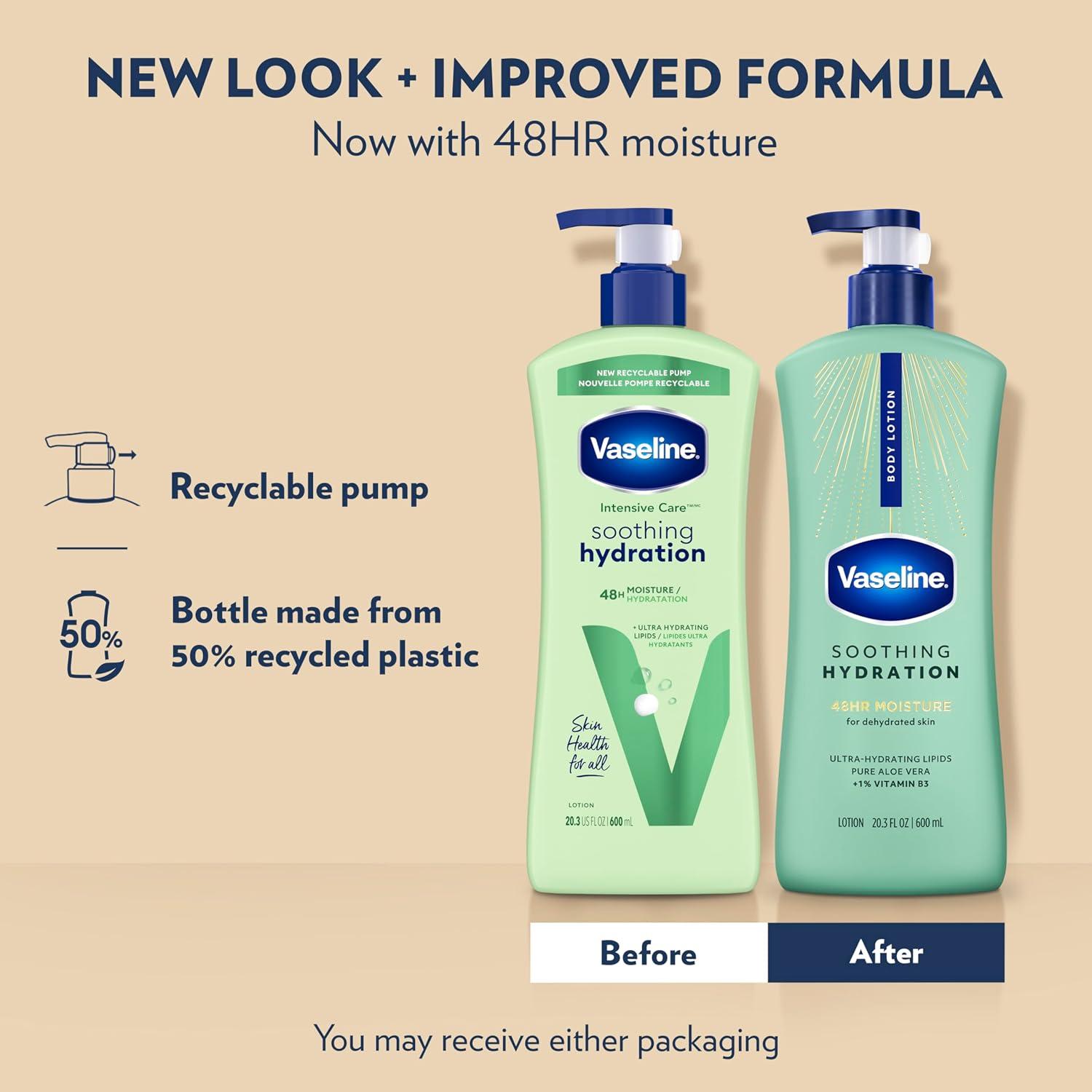 imageVaseline Men Healing Moisture Body Lotion Fast Absorbing 203 oz203 Fl Oz Pack of 1
