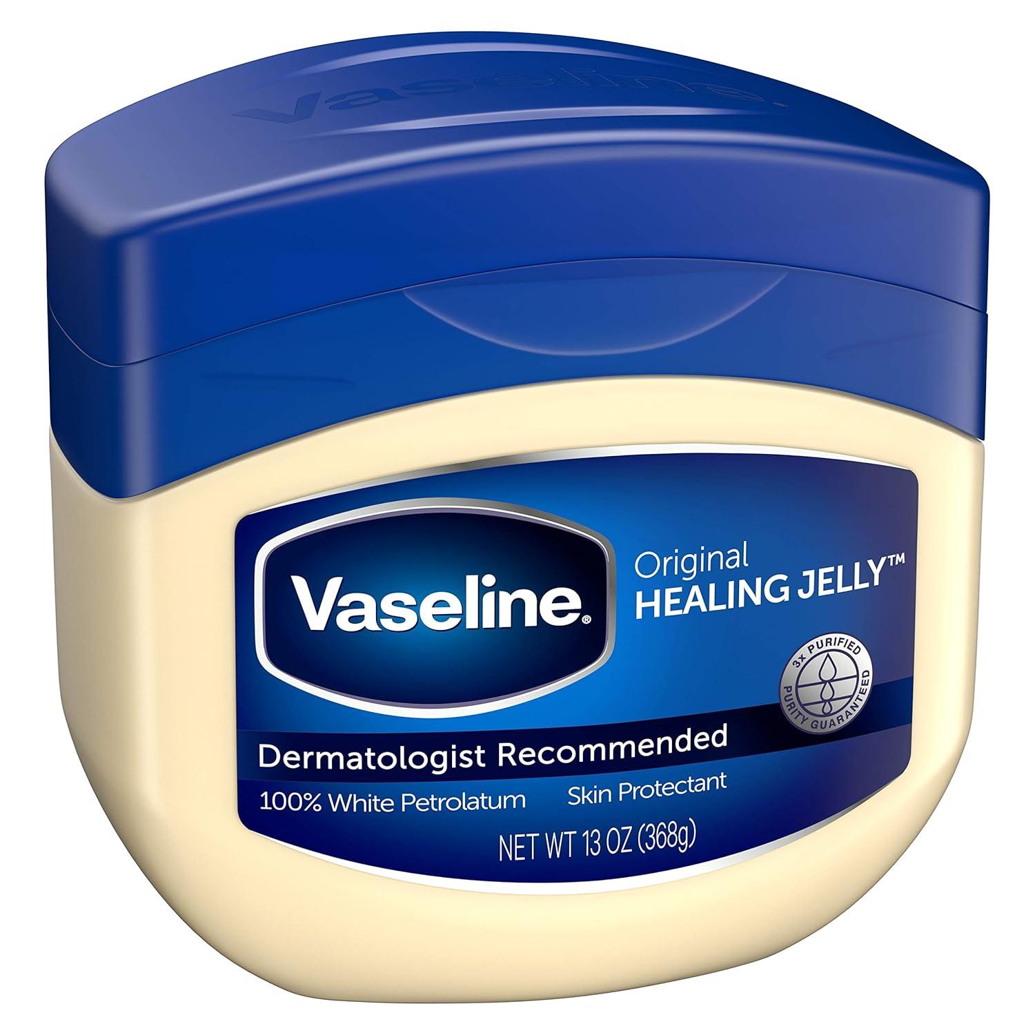 imageVaseline Petroleum Jelly Baby Skincare Protective amp Pure 4 Count Treats Dry Skin And Prevents Chaffed Skin From Diaper Rash Hypoallergenic And Gentle On Skin 13oz13 Ounce Pack of 6