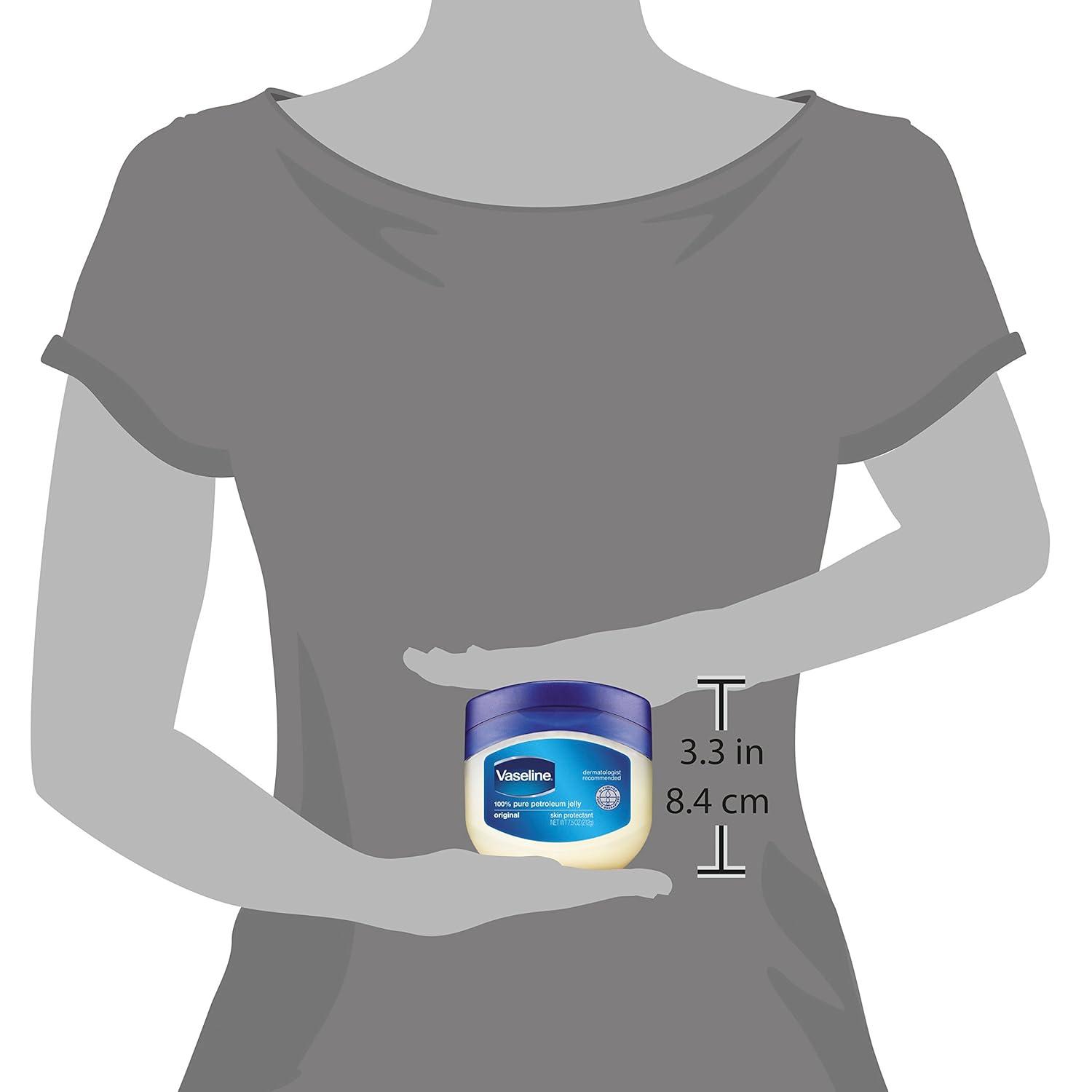 imageVaseline Petroleum Jelly Baby Skincare Protective amp Pure 4 Count Treats Dry Skin And Prevents Chaffed Skin From Diaper Rash Hypoallergenic And Gentle On Skin 13oz13 Ounce Pack of 6
