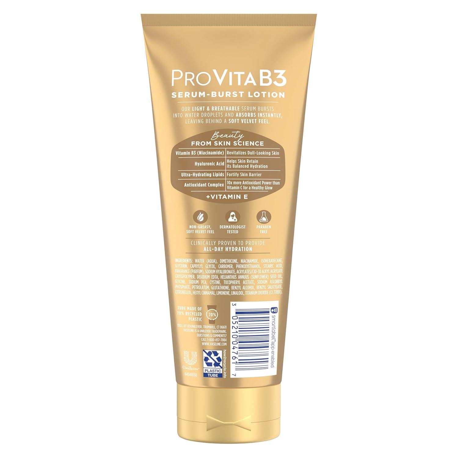 imageVaseline Pro VitaB3 Skin Care Serum Burst for Healthy Glowing Skin Luminous Glow amp Supple amp Soft 10x Antioxidant Power of Vitamin C with Vitamin B3 Hyaluronic Acid 75 fl oz 2PkLuminous Glow