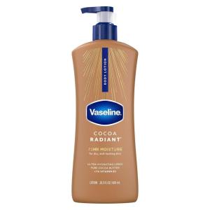 Vaseline Cocoa Radiant Body Lotion Cocoa Radiant for Dry Skin Lotion Made with Ultra-Hydrating Lipids and Pure Cocoa Butter for a Long-Lasting, Radiant Glow 20.3 Fl oz(20.3 Fl Oz (Pack of 1))