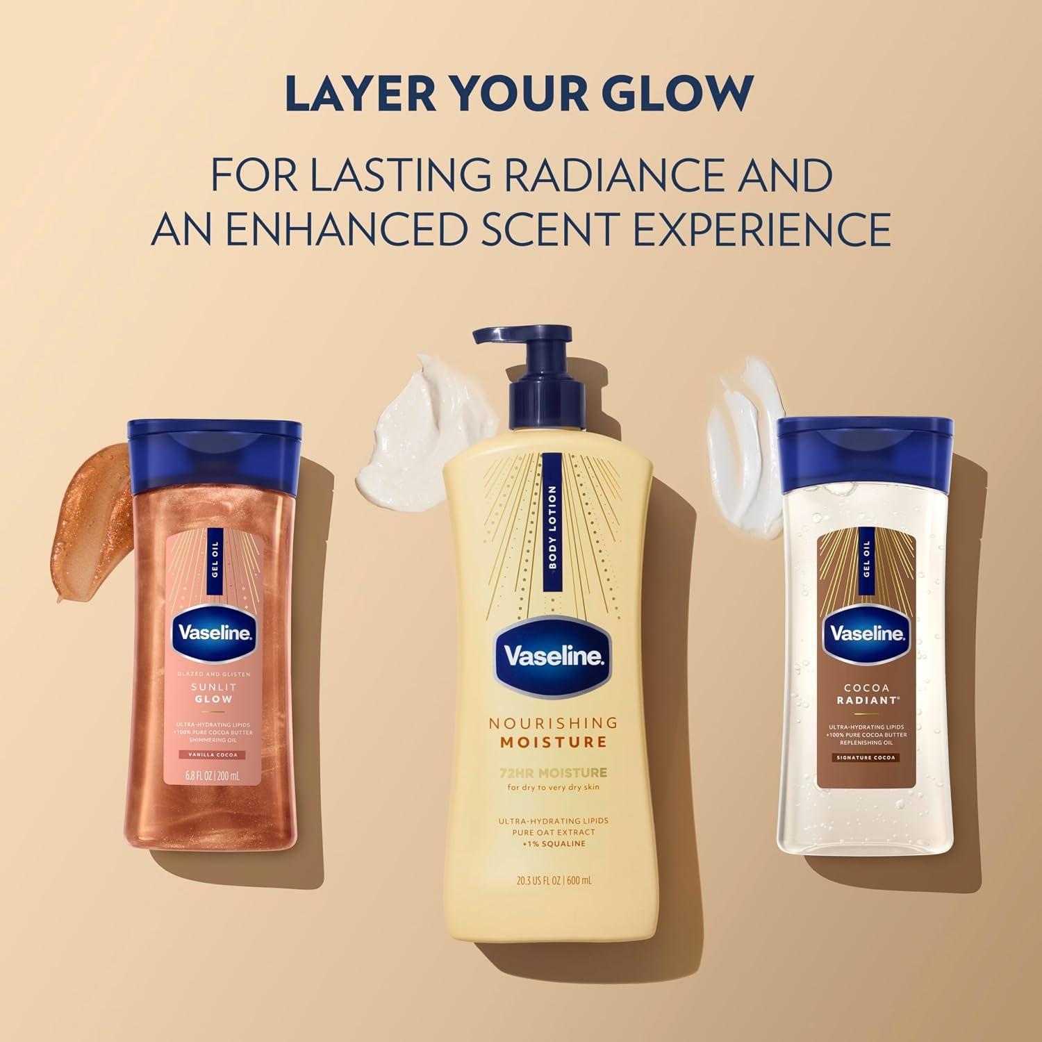 image:imageVaseline Nourishing Moisture Body Lotion for Dry Skin Oat Extract 32ozFragranced