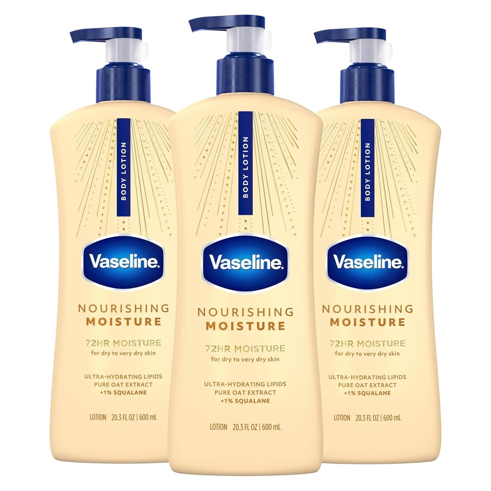 image:imageVaseline Nourishing Moisture Body Lotion for Dry Skin Oat Extract 32ozFragranced
