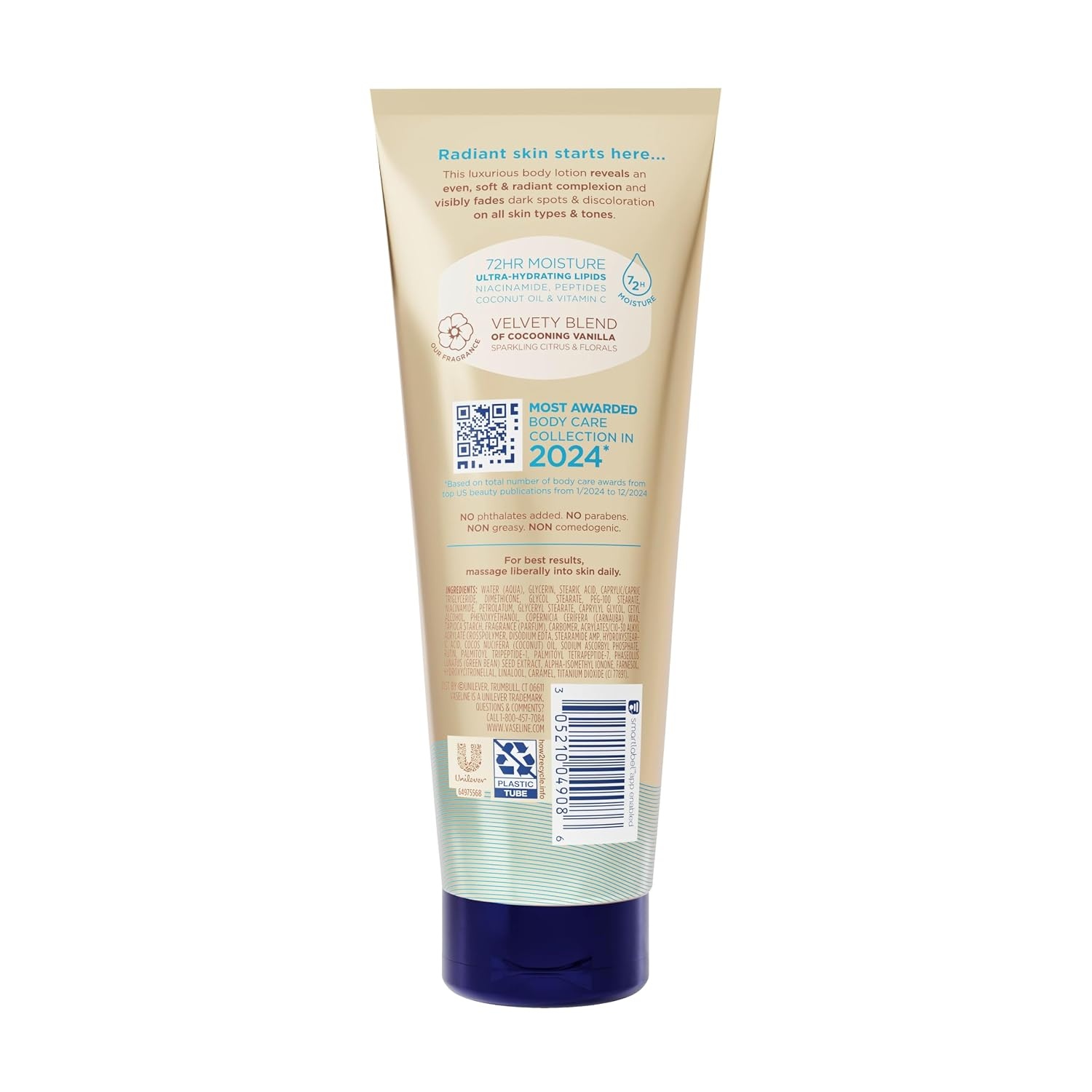 image:imageVaseline Radiant X Even Tone 1 Niacinamide Silky Body Lotion 75 OZ