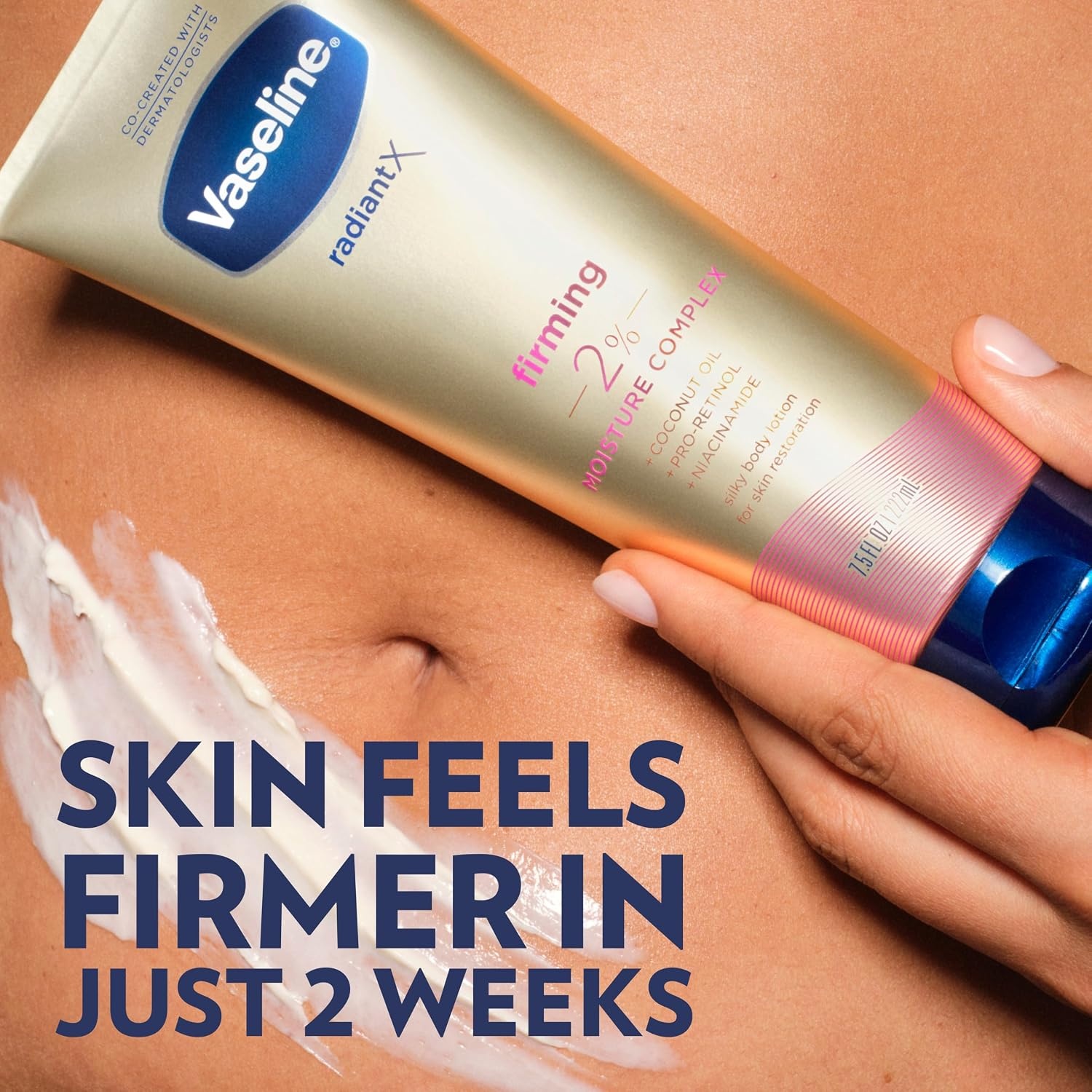 image:imageVaseline Radiant X Firming 2 Moisture Complex Body Lotion 75 fl oz75 Fl Oz Pack of 1