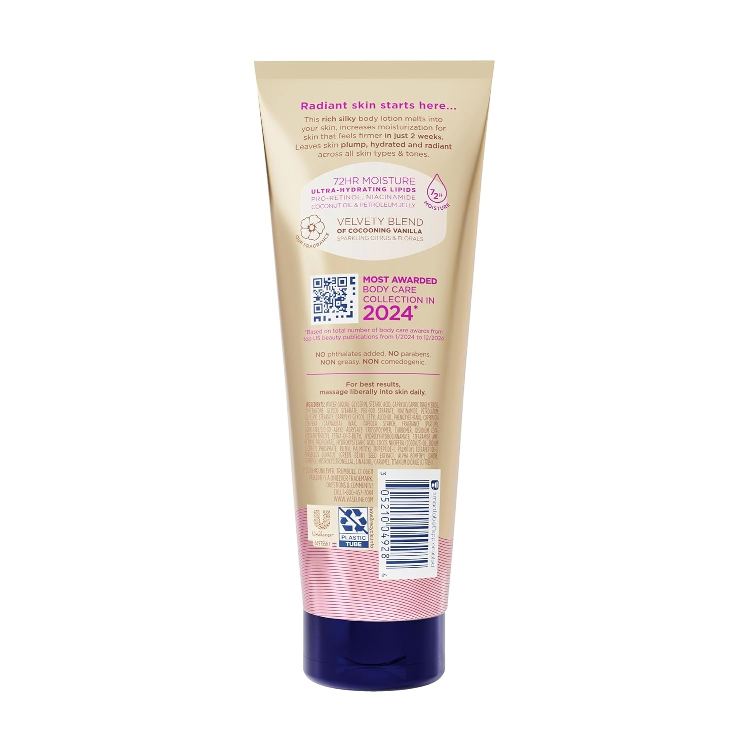 image:imageVaseline Radiant X Firming 2 Moisture Complex Body Lotion 75 fl oz75 Fl Oz Pack of 1