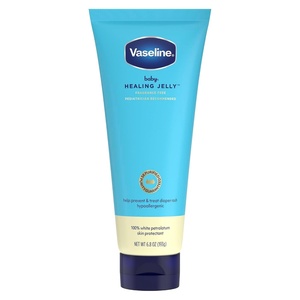 Vaseline Baby Petroleum Healing Jelly Tube for Diaper Rash & Dry Skin 6.8oz(6.8 Ounce (Pack of 1))