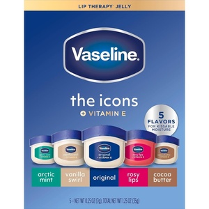 Vaseline Lip Therapy Jelly The Icons Collection 5 ct